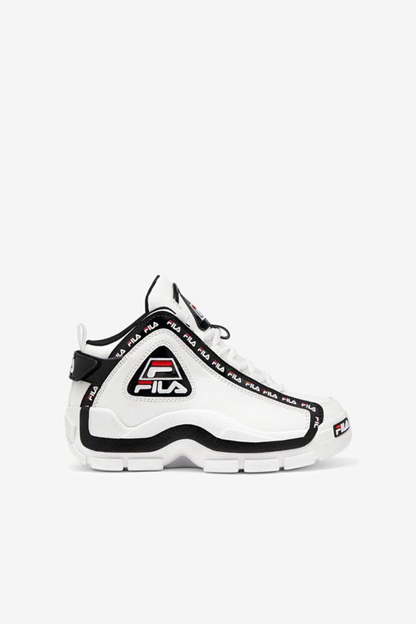 Zapatillas Fila Niños Blancas / Negras / Rojas - Little Grant Hill 2 Repeat - España 694021WAH